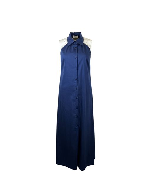 Extè WOMEN'S LONG SOFT DRESS NAVY BLUE Extè | ART.6150BLU NAVY 88